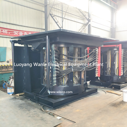5T Steel Shell IF Induction Copper Melting Furnace